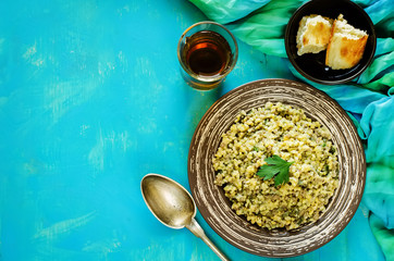 bulgur with meat