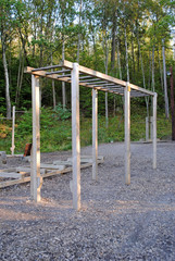 Fototapeta premium outdoor fitnessstudio