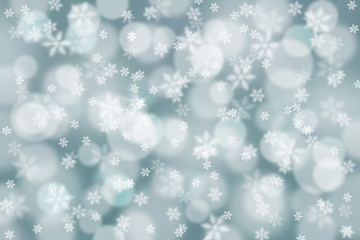 Abstract snowfall illustration background