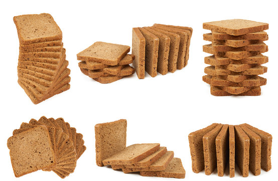 Six heaps of bread