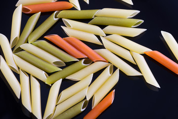 Italian pasta color - Penne lisce