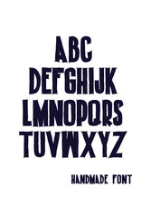 Decorative hand drawn letters