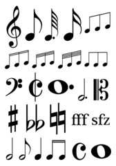 Music notes 