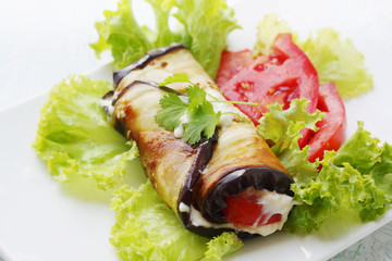 roll of eggplant