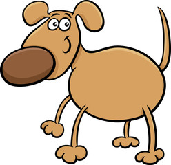 cute dog character cartoon illustration
