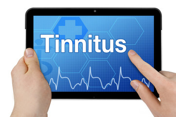 Tablet mit Interface und Tinnitus