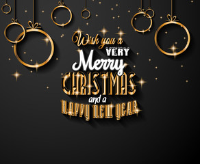 2015 New Year and Happy Christmas background for your flyers