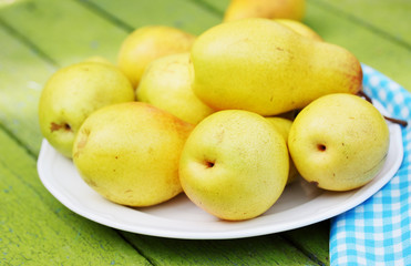 organic pears