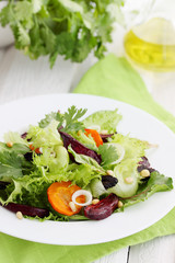 vitamin salad of roast beetroot