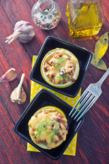 baked marrow with cheese