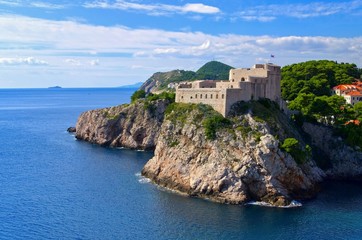 Fototapeta na wymiar Dubrovnik Festung Lovrijenac - Dubrovnik Fort Lovrijenac 01