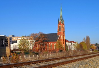 Obraz premium Meissen Kirche Sankt Benno - Meissen church Sankt Benno 01