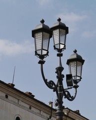 Fototapeta na wymiar Historical lamp post