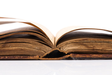 Open Book blank on white