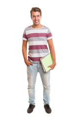 Naklejka premium Happy student
