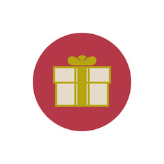 Gift Box icon, vector illustration