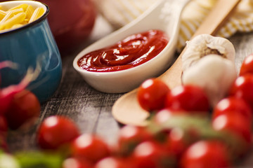 Fresh food on the table