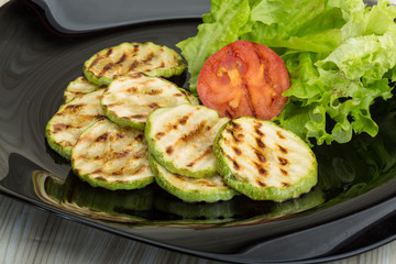 Grilled zucchini