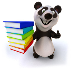 Naklejka premium Fun panda