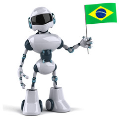 Naklejka premium Robot