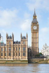 Fototapeta na wymiar House of Parliament and Big Ben in London