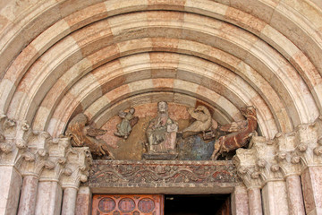 Portale nord del Duomo di Trento