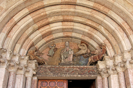Portale nord del Duomo di Trento