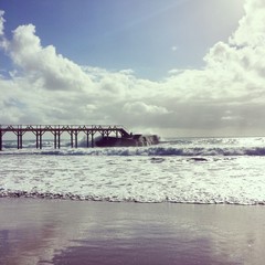 Molo in spiaggia