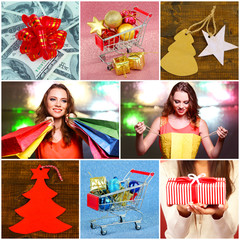 Christmas sale collage