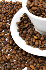 Coffee Beans Isolated On White