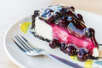 Blueberry cheese cakes