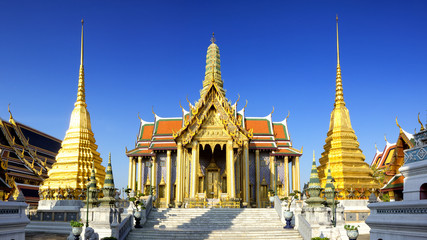 Wat Phra Kaeo, Tempel des Smaragd-Buddha Bangkok, Asien Thaila