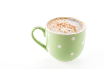 Coffee cup isolated on white background
