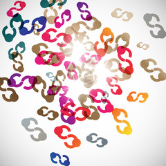 abstract background: handshake