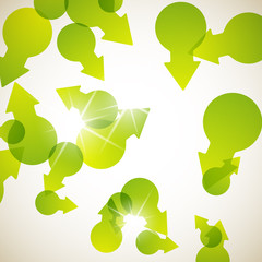 abstract background: arrow