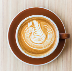Latte coffee