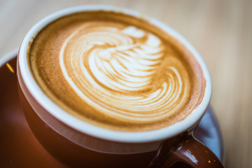 Latte coffee
