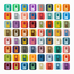 Flat design: video game