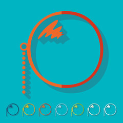 Flat design: monocle