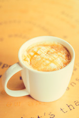 Caramel coffee