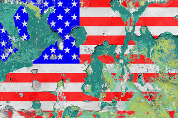 Grunge United States Flag