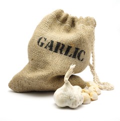 Garlic in a bag
