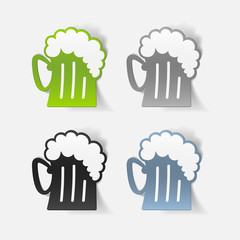 realistic design element: beer