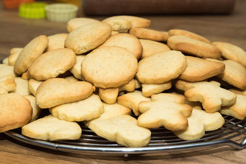 Cooking christmas cookies