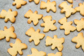 Cooking christmas cookies