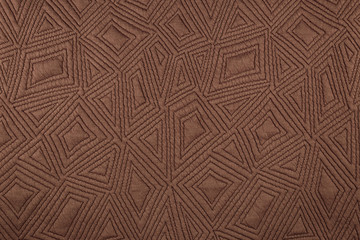 brown fabric