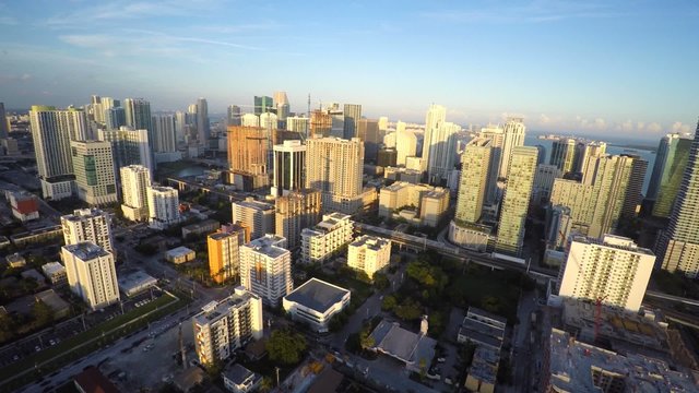 Brickell Miami aerial video