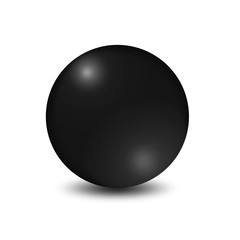 Fototapeta na wymiar Black ball