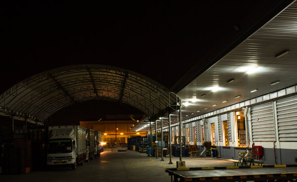 warehouse evening