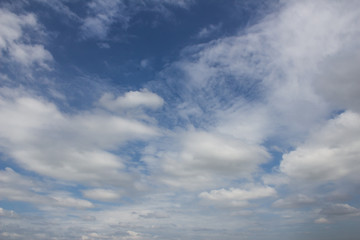 Fototapeta na wymiar Cloudy blue sky abstract background